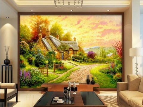 Những mẫu tranh tường Phòng Khách đẹp không thể rời mắt
