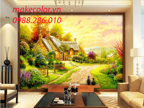 Vẽ tranh phòng khách hợp phong thủy