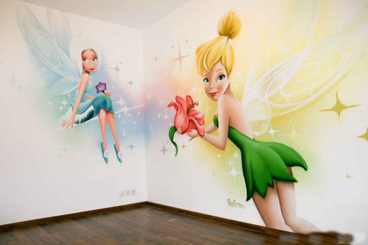  vẽ tranh tường cho phòng trẻ sơ sinh