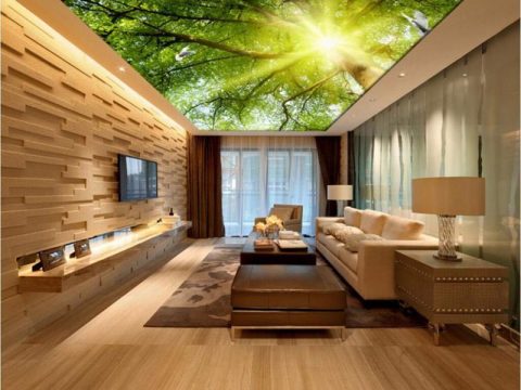 Vẽ tranh tường màu sắc theo phong thủy