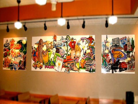 Vẽ tranh tường nhà hàng, quán nước là gì? Chủ đề được lựa chọn để vẽ tranh ra sao?