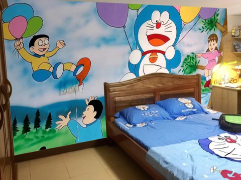 Dịch vụ vẽ tranh tường phòng ngủ trẻ nhỏ đẹp, giá tốt nhất trên thị trường hiện nay