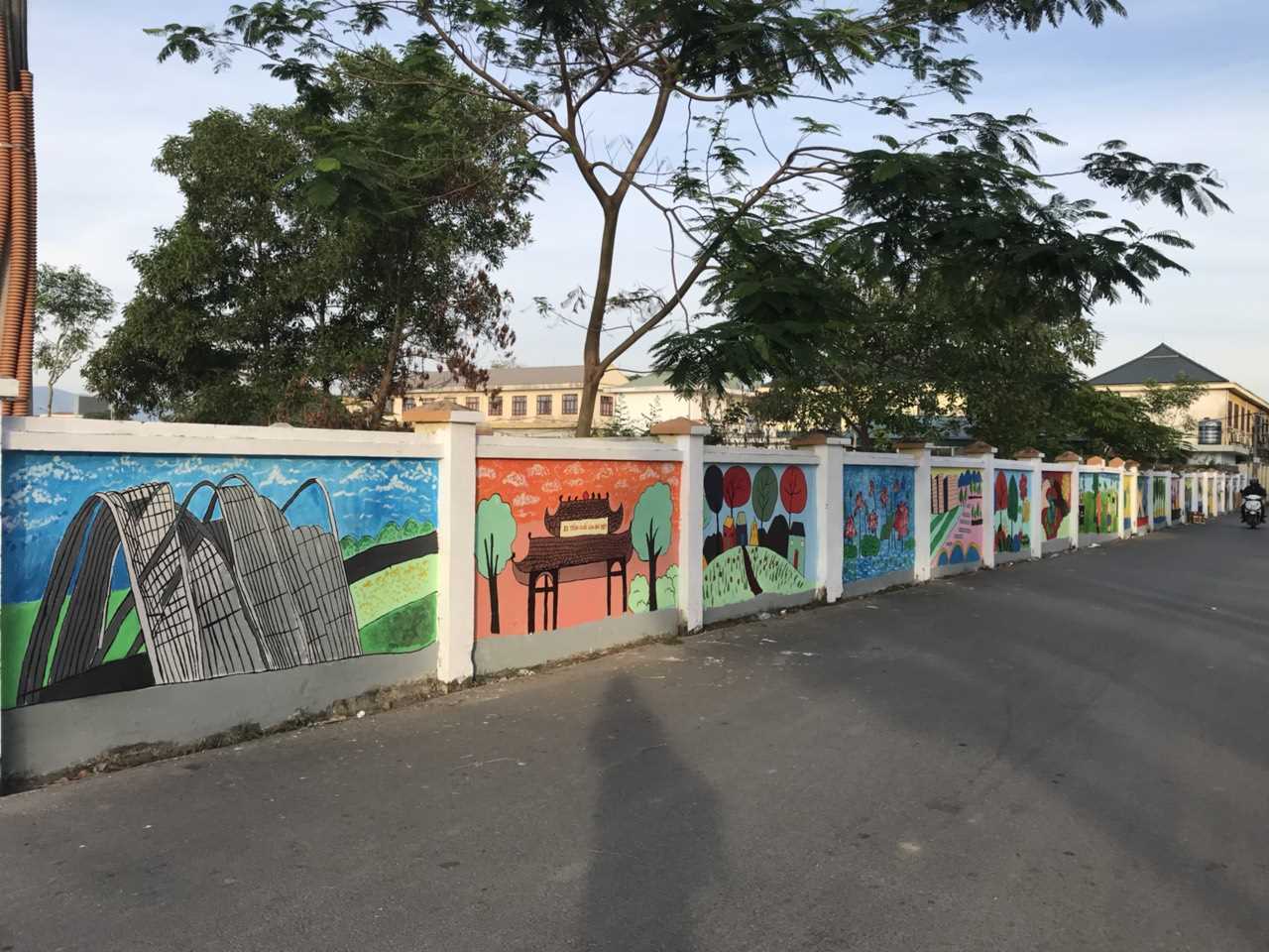Vẽ tranh tường đường phố đẹp độc đáo